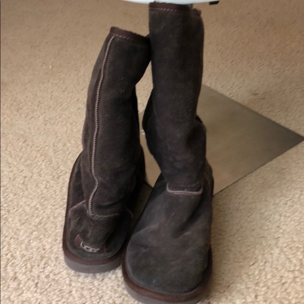 Tall Chocolate UGG Winter Boots